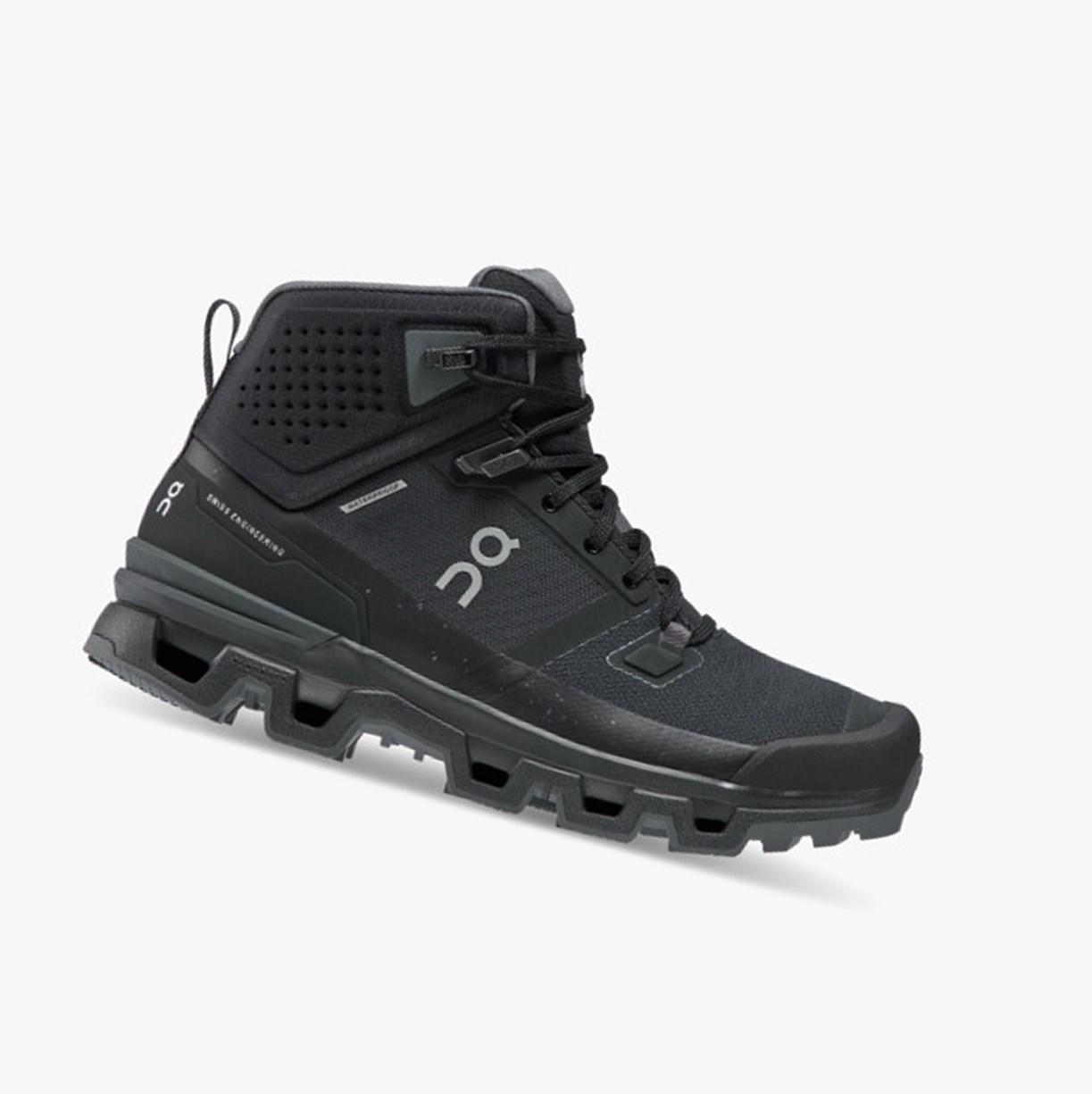 Botas Montaña On Running Cloudrock 2 Impermeables Mujer Black/Eclipse | 3571092-HC