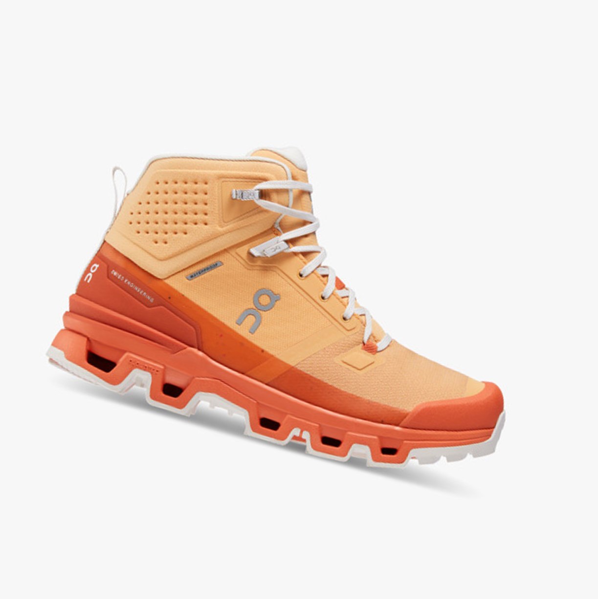 Botas Montaña On Running Cloudrock 2 Impermeables Mujer Copper/Flare | 4826307-FH