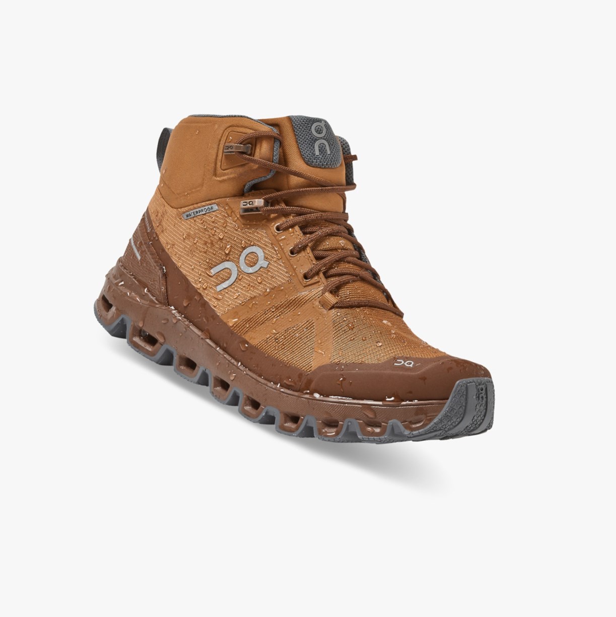 Botas Montaña On Running Cloudrock Impermeables Mujer Marrom | 1845367-EX