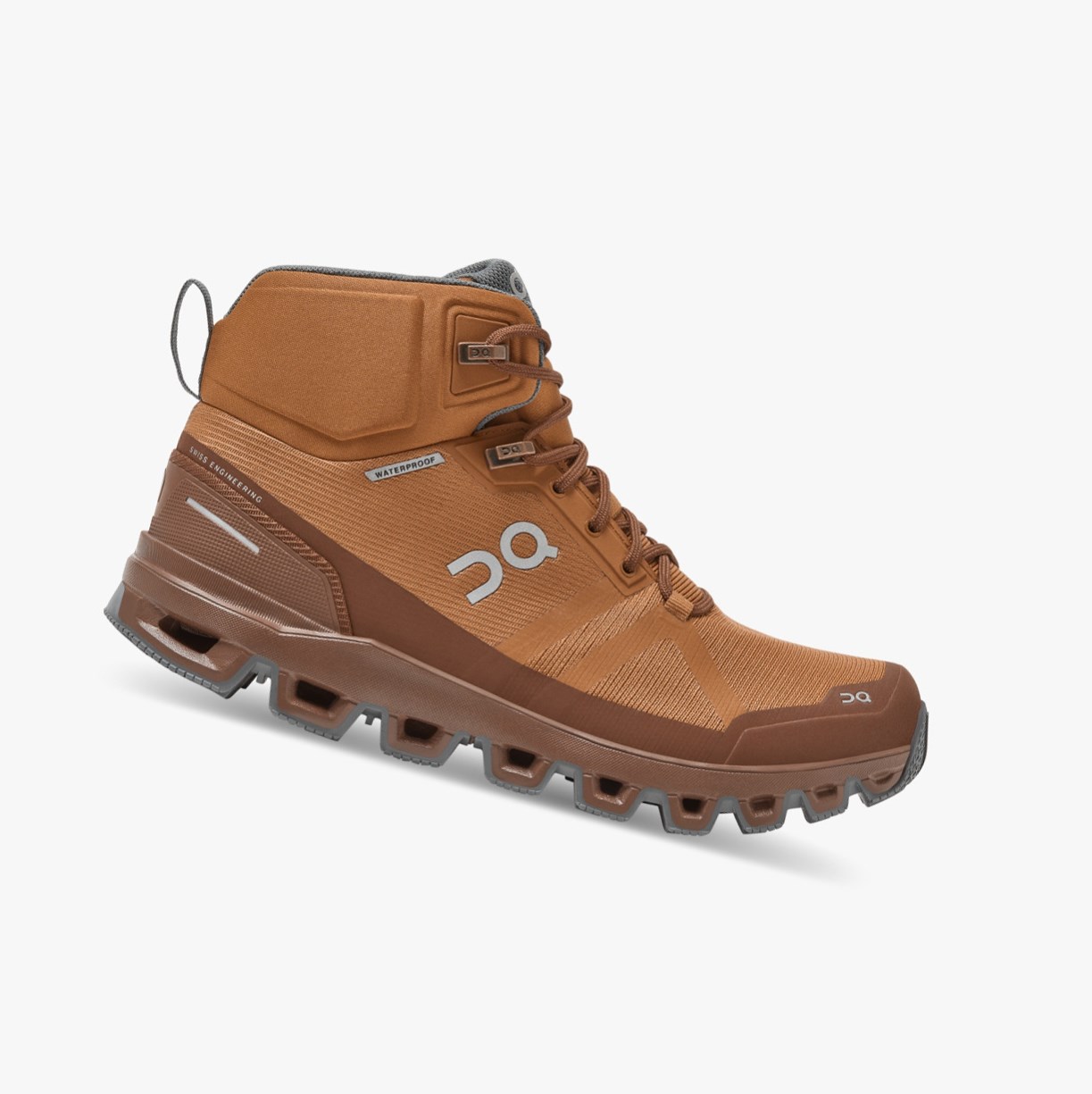 Botas Montaña On Running Cloudrock Impermeables Mujer Marrom | 1845367-EX