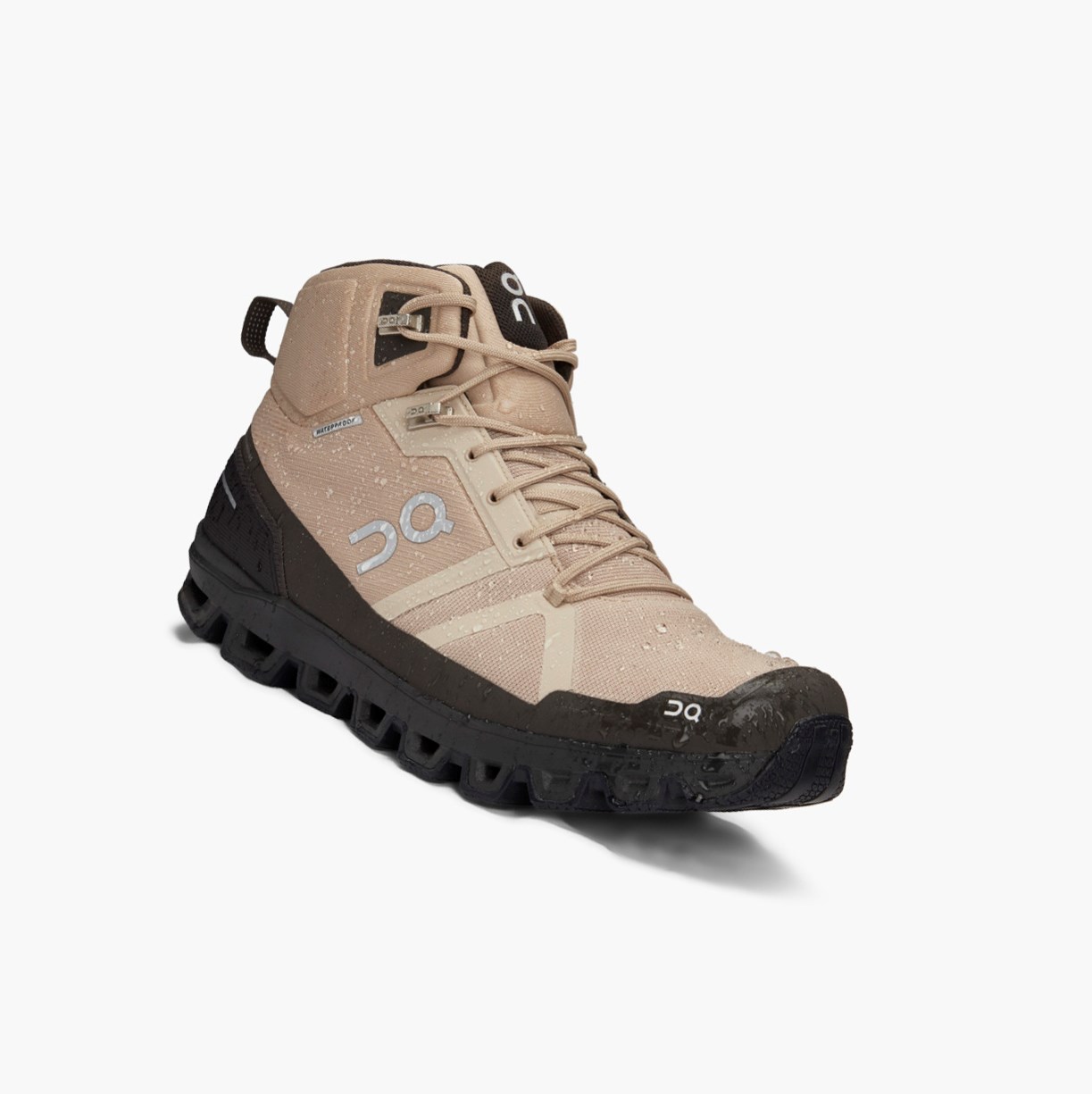 Botas Montaña On Running Cloudrock Impermeables Hombre Beige | 2756108-RV