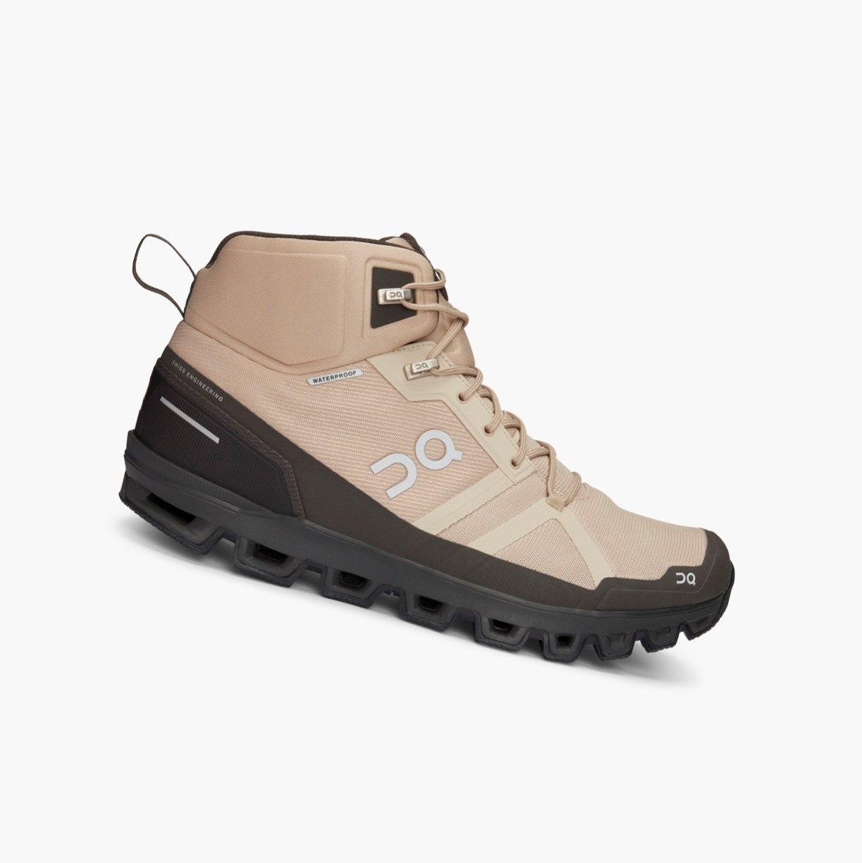 Botas Montaña On Running Cloudrock Impermeables Hombre Beige | 2756108-RV