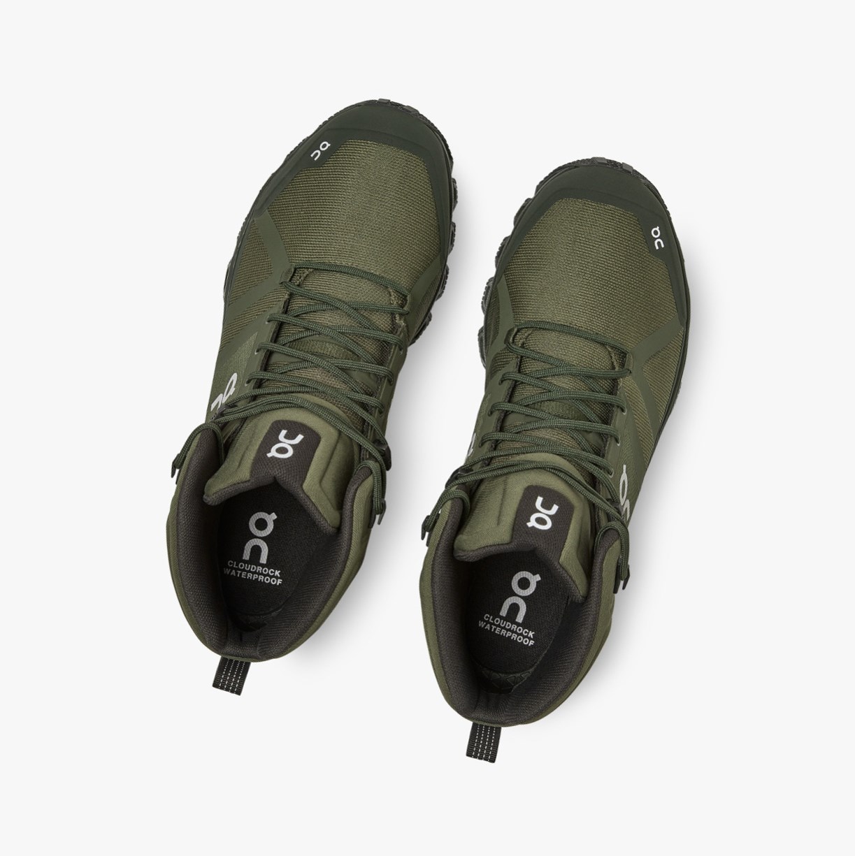 Botas Montaña On Running Cloudrock Impermeables Hombre Verde Oliva | 4971865-QZ