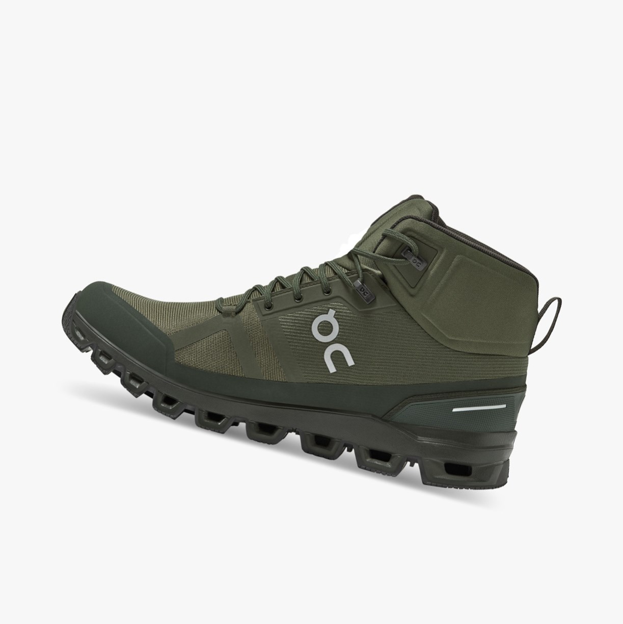 Botas Montaña On Running Cloudrock Impermeables Hombre Verde Oliva | 4971865-QZ