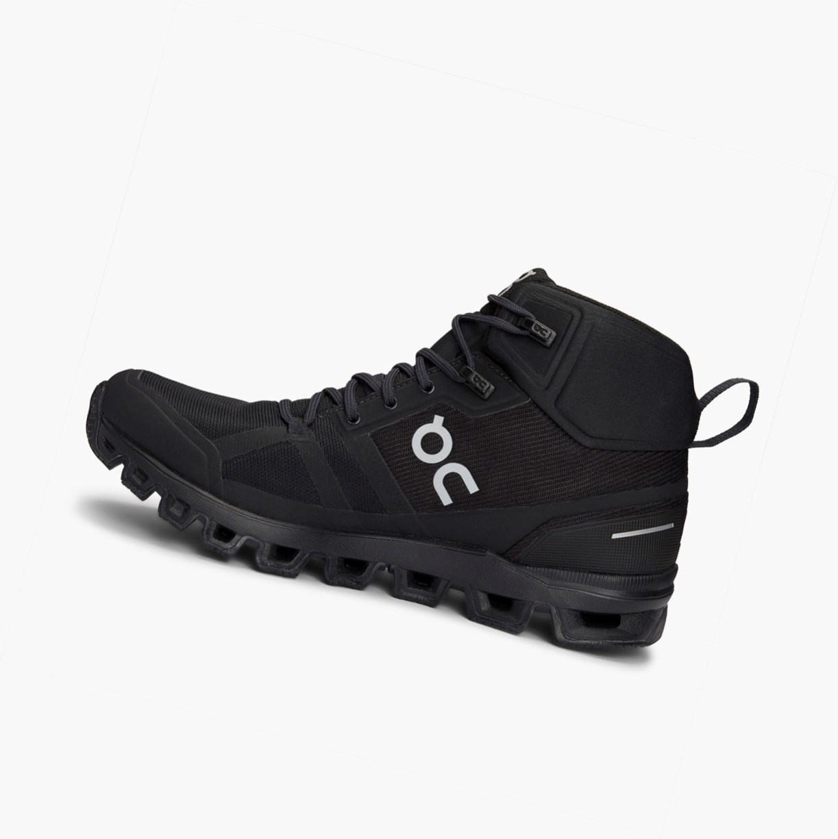 Botas Montaña On Running Cloudrock Impermeables Mujer Negros | 5469387-VI
