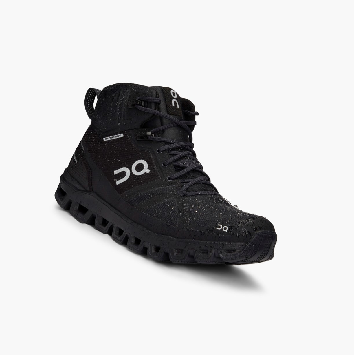 Botas Montaña On Running Cloudrock Impermeables Mujer Negros | 5469387-VI