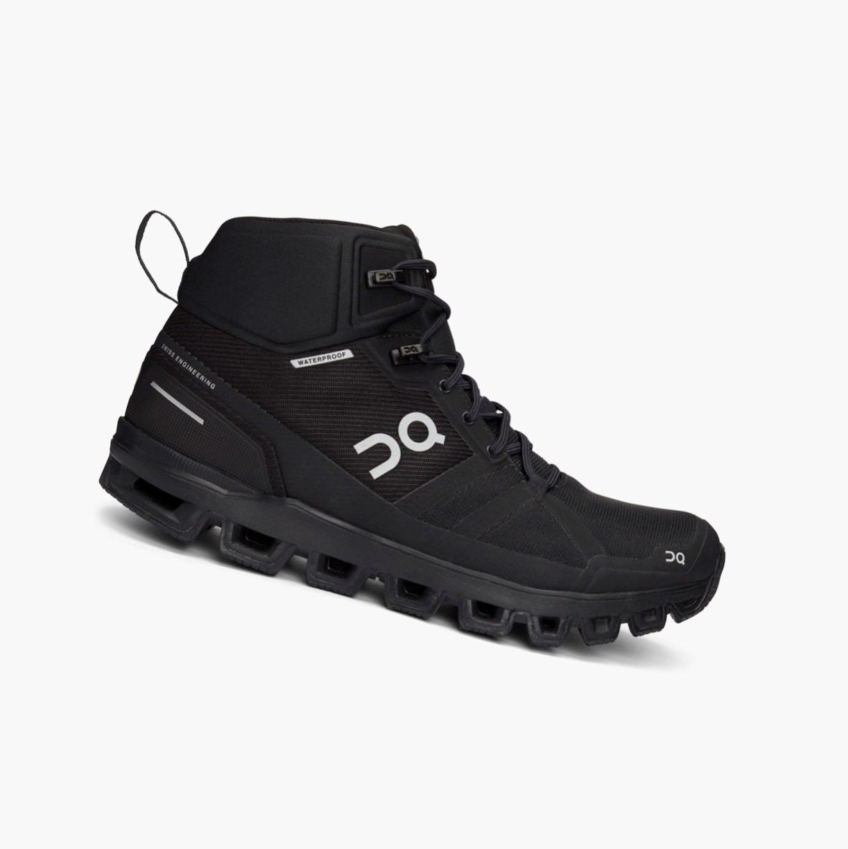 Botas Montaña On Running Cloudrock Impermeables Mujer Negros | 5469387-VI