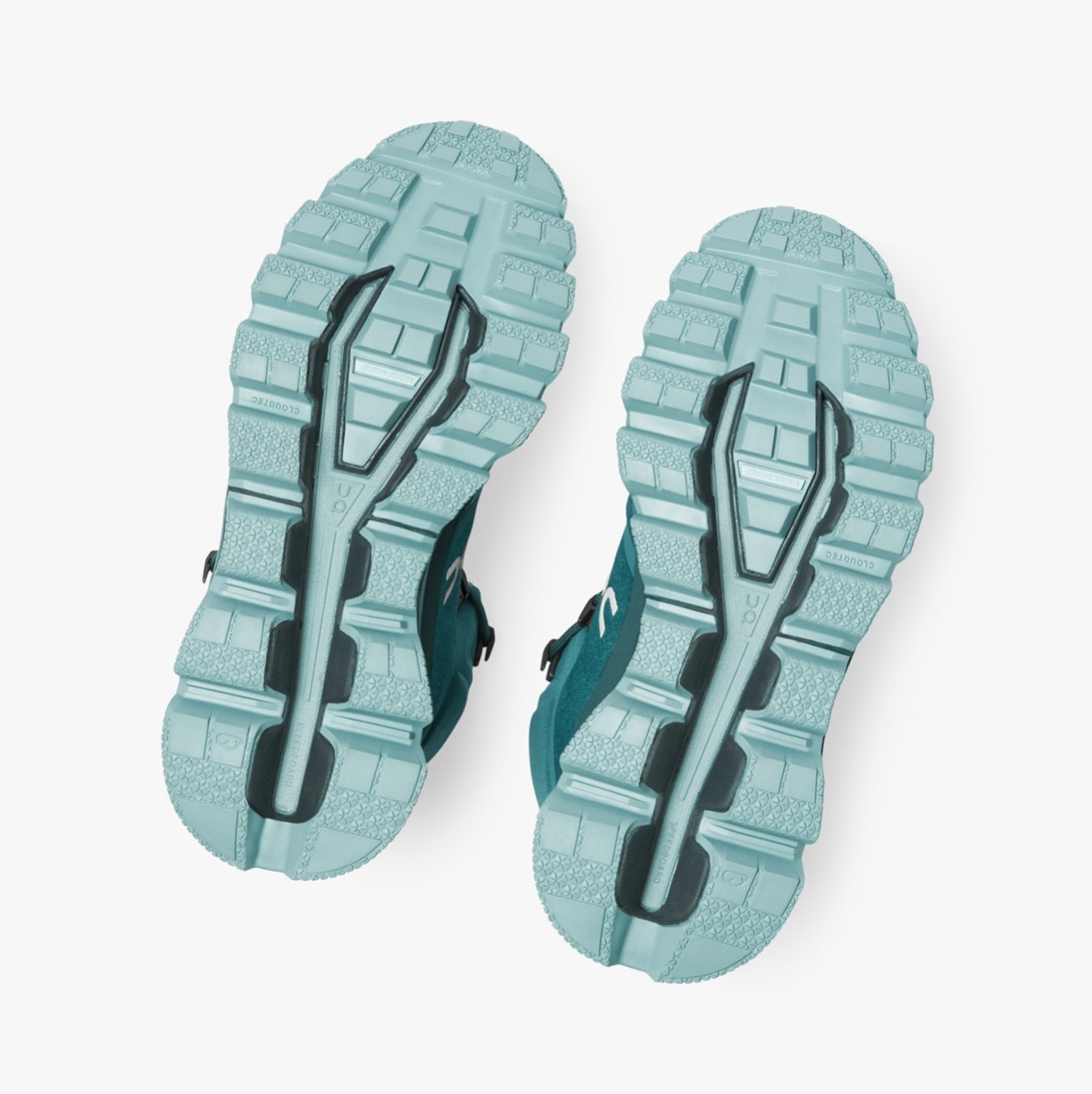 Botas Montaña On Running Cloudrock Impermeables Mujer Verdes | 8074513-FT