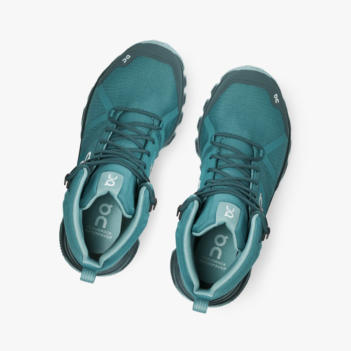 Botas Montaña On Running Cloudrock Impermeables Mujer Verdes | 8074513-FT