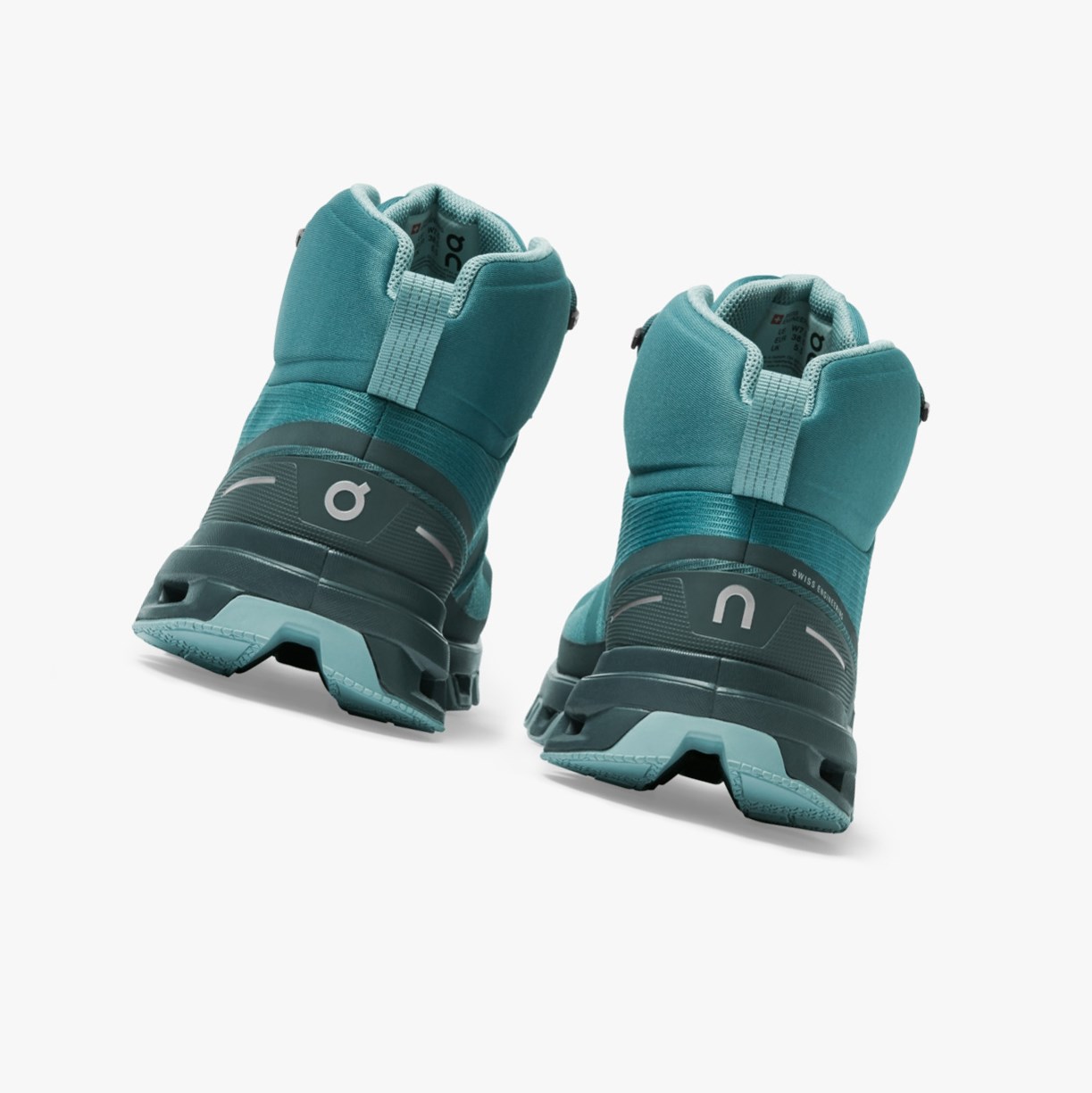 Botas Montaña On Running Cloudrock Impermeables Mujer Verdes | 8074513-FT