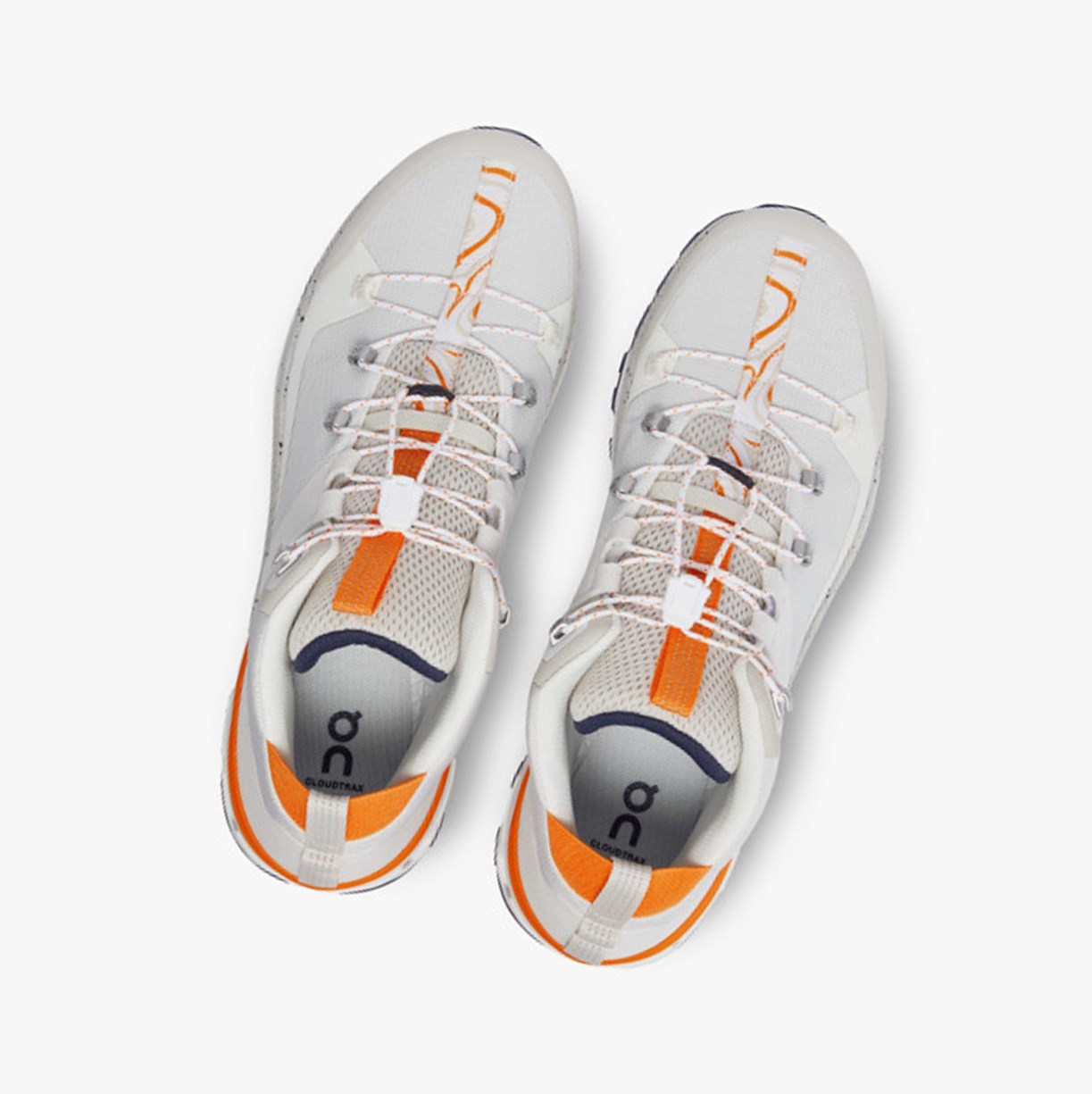 Botas Montaña On Running Cloudtrax Hombre Frost/White | 7835192-FW