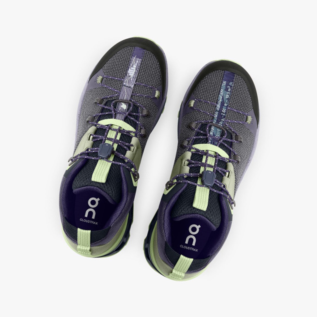 Botas Montaña On Running Cloudtrax Mujer Reseda/Lavender | 5248930-SX