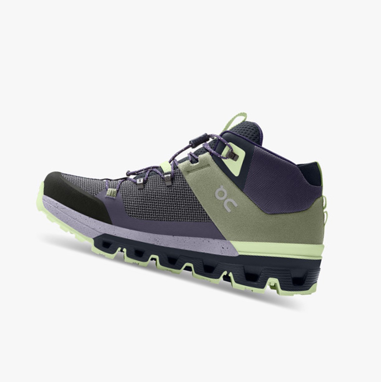 Botas Montaña On Running Cloudtrax Mujer Reseda/Lavender | 5248930-SX