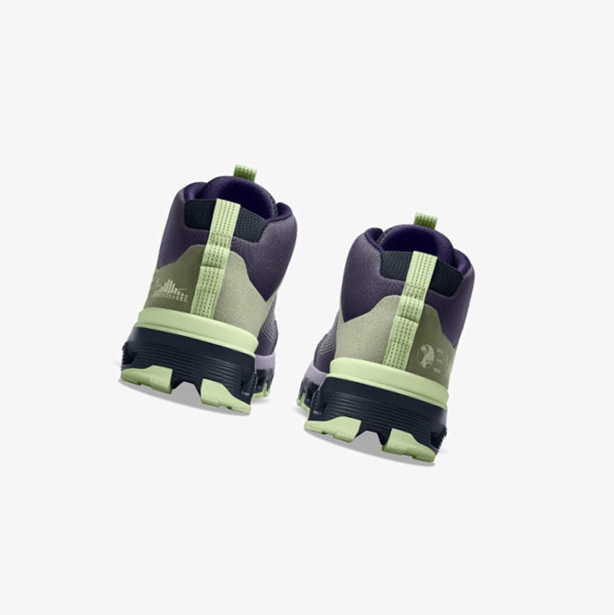 Botas Montaña On Running Cloudtrax Mujer Reseda/Lavender | 5248930-SX
