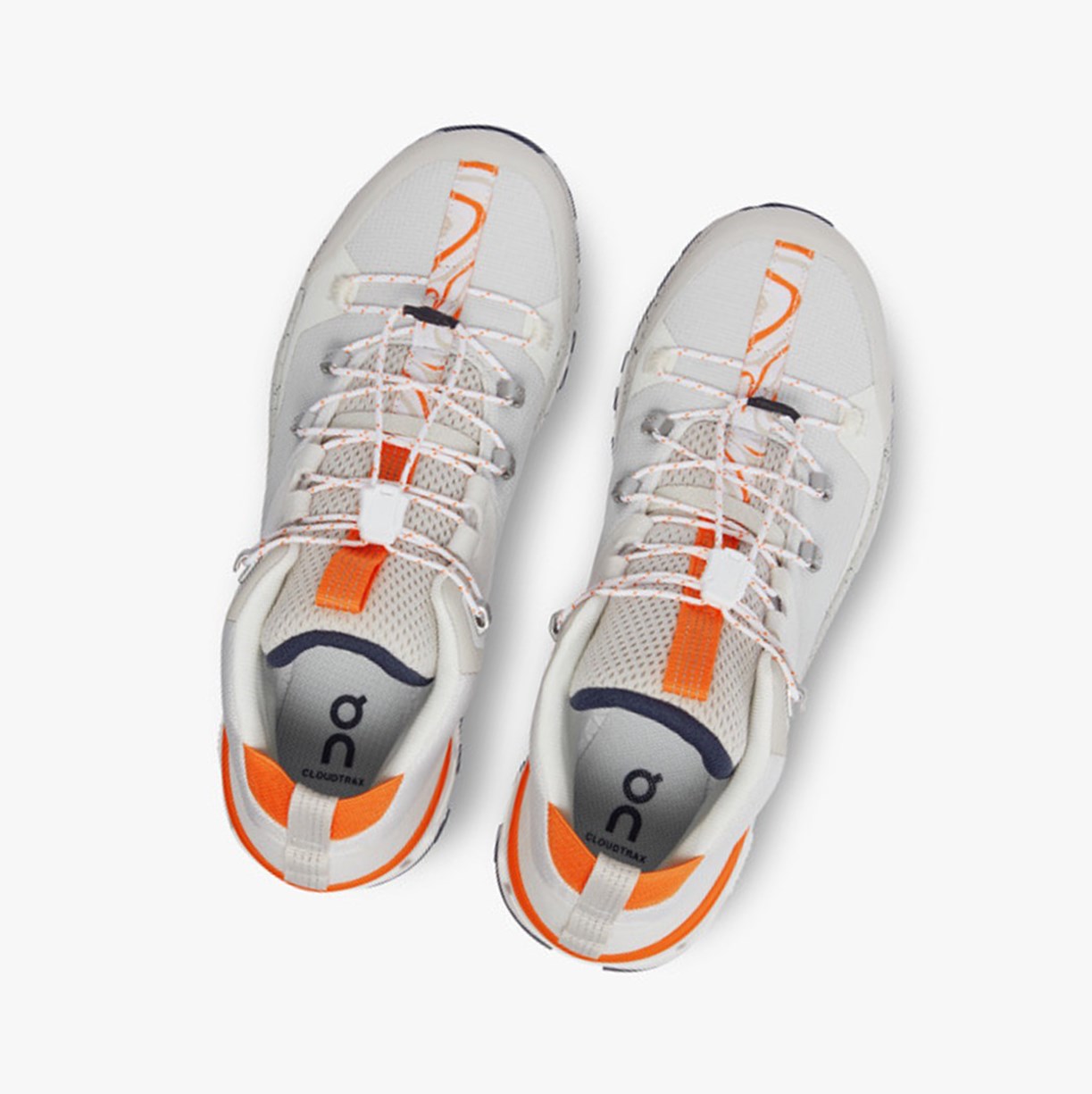 Botas Montaña On Running Cloudtrax Mujer Frost/White | 7901864-IG