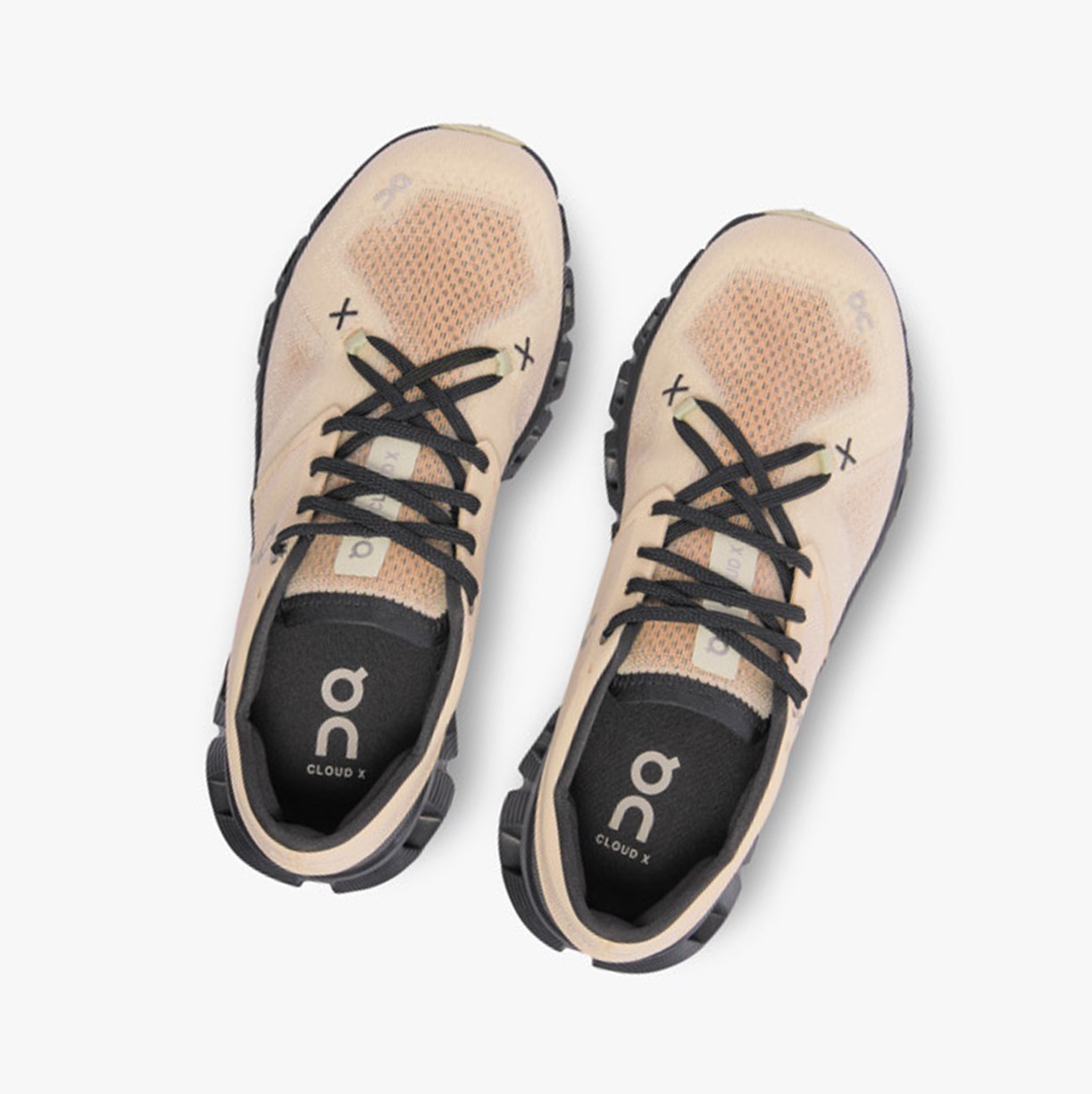 Tenis Deportivos On Running Cloud X 3 Mujer Fawn/Magnet | 5291630-RZ