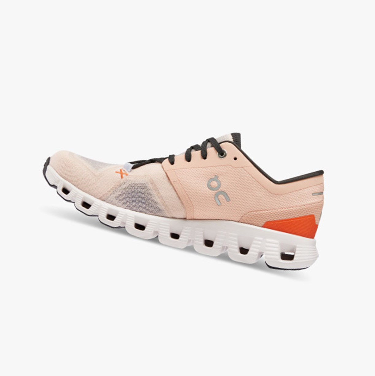 Tenis Deportivos On Running Cloud X 3 Mujer Rose/Sand | 6235947-JK