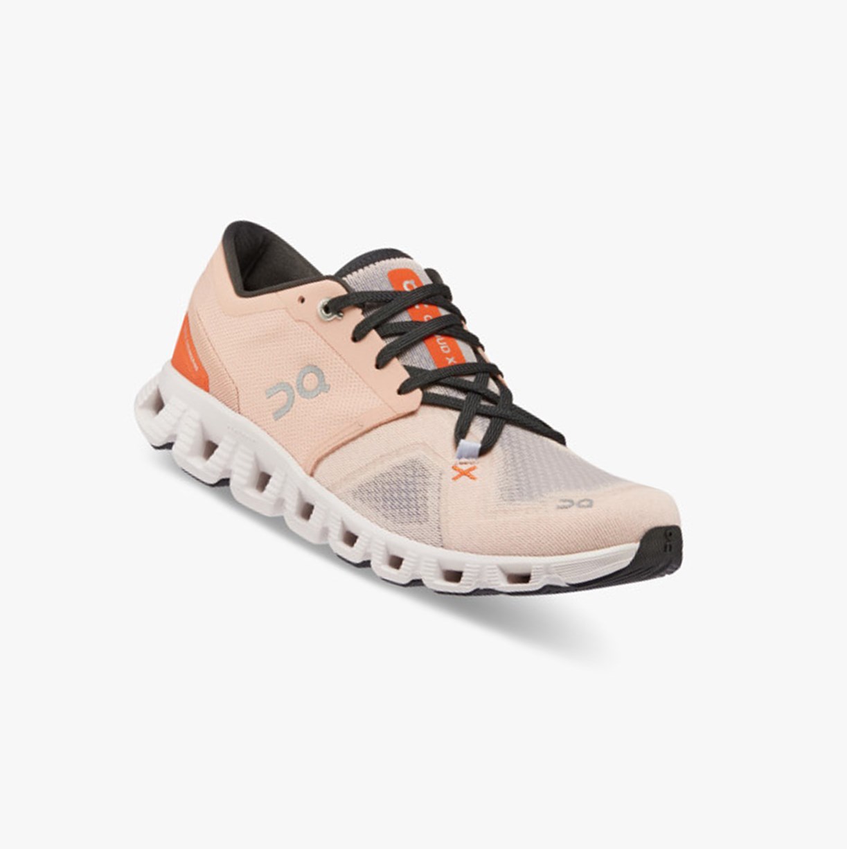 Tenis Deportivos On Running Cloud X 3 Mujer Rose/Sand | 6235947-JK