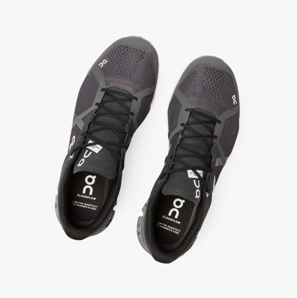 Tenis Deportivos On Running Cloudflow Hombre Negros | 7896432-ZQ