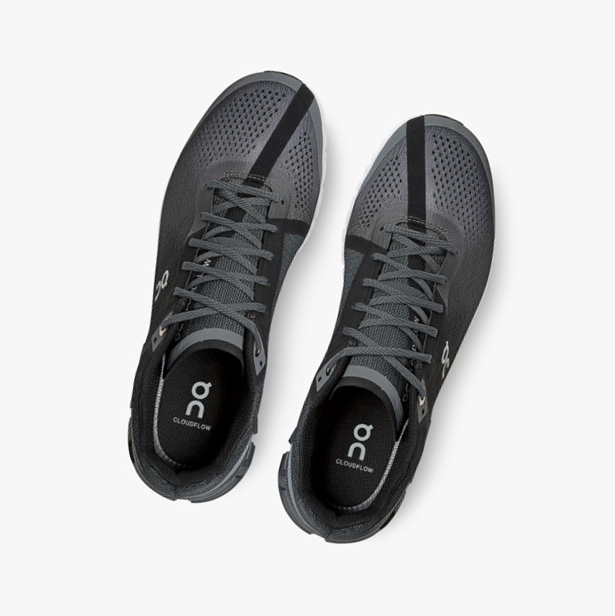 Tenis Deportivos On Running Cloudflow Hombre Black/Asphalt | 8105732-NH