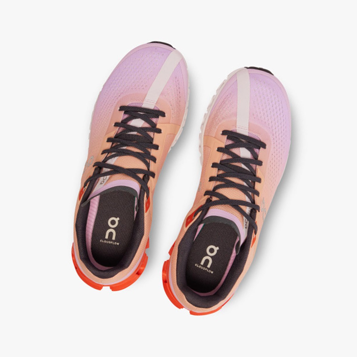 Tenis Deportivos On Running Cloudflow Mujer Rose/Fiji | 4752896-JT