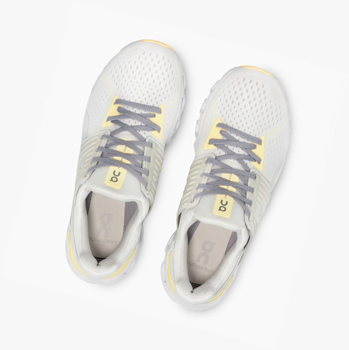Tenis Deportivos On Running Cloudrift Mujer White/Limelight | 0376524-ZW