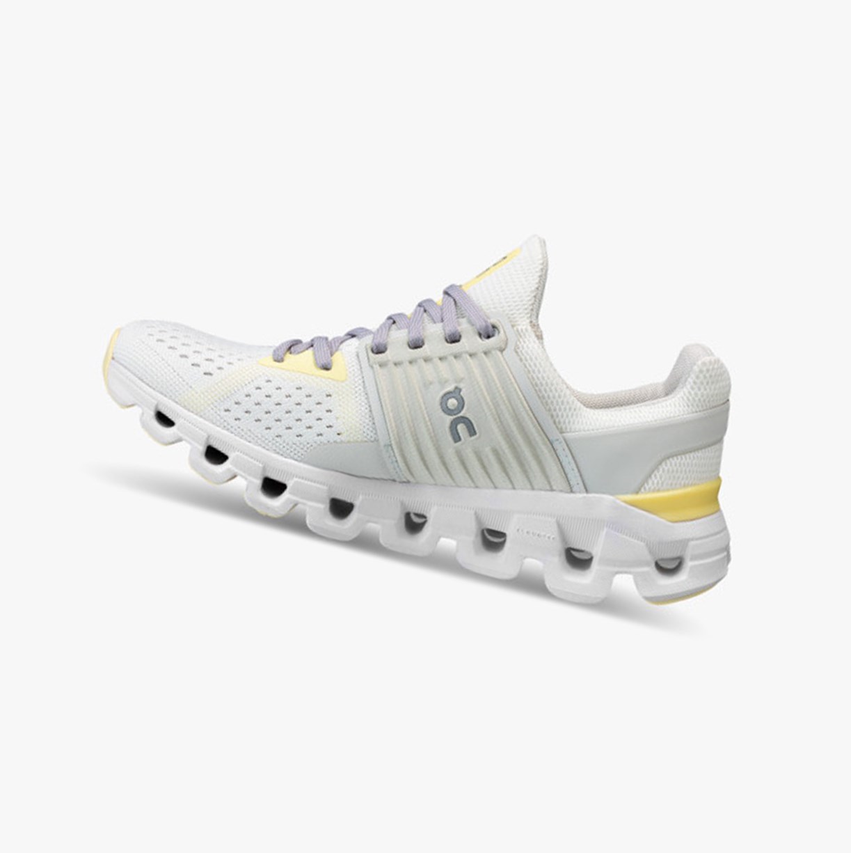 Tenis Deportivos On Running Cloudrift Mujer White/Limelight | 0376524-ZW
