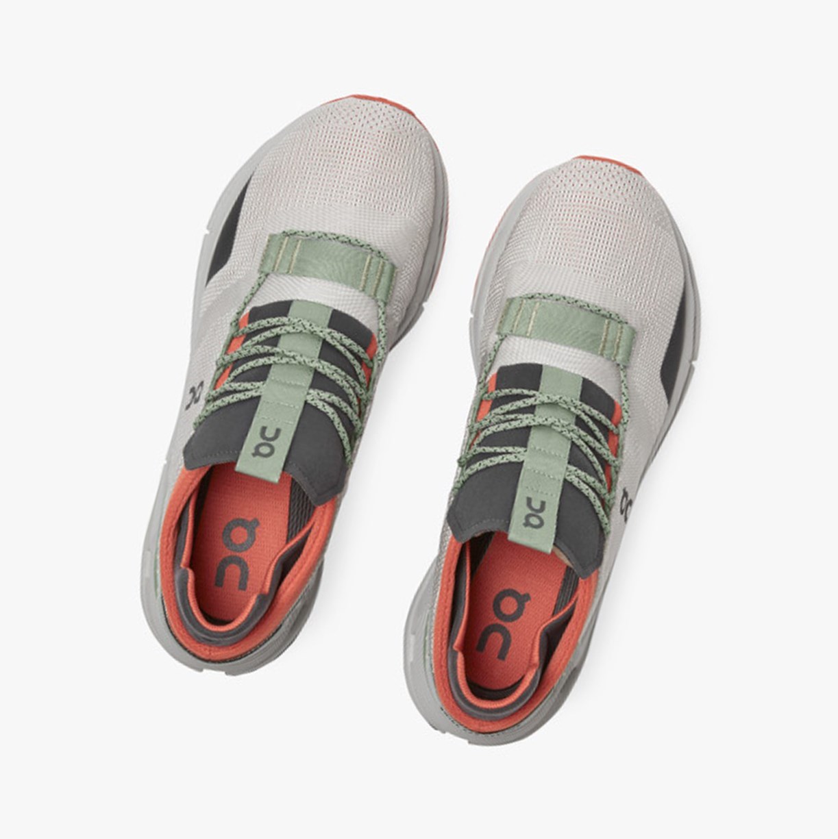 Tenis On Running Cloudnova Hombre Silver/Orange | 7346215-FX