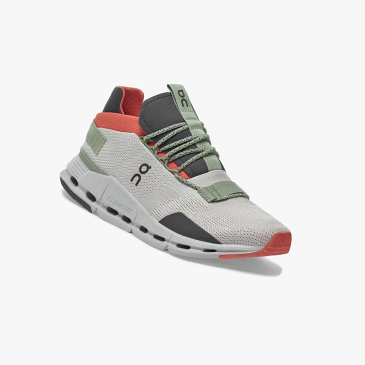 Tenis On Running Cloudnova Hombre Silver/Orange | 7346215-FX