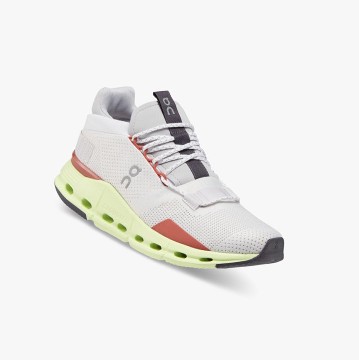 Tenis On Running Cloudnova Mujer White/Limelight | 3075196-SH