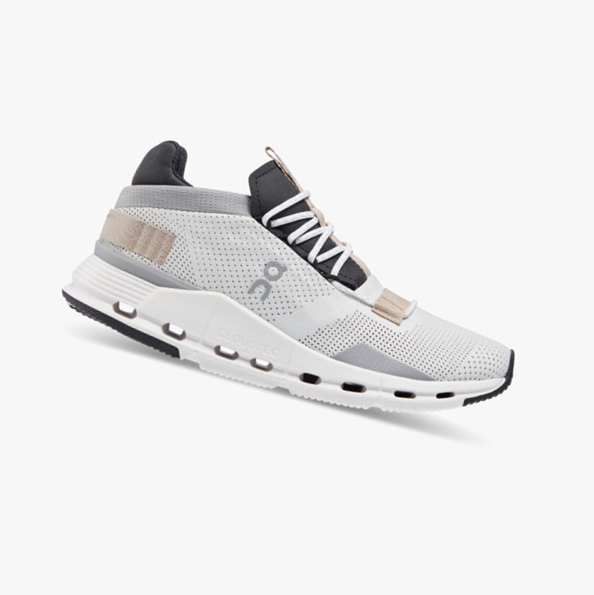 Tenis On Running Cloudnova Mujer White/Sand | 9475013-OA