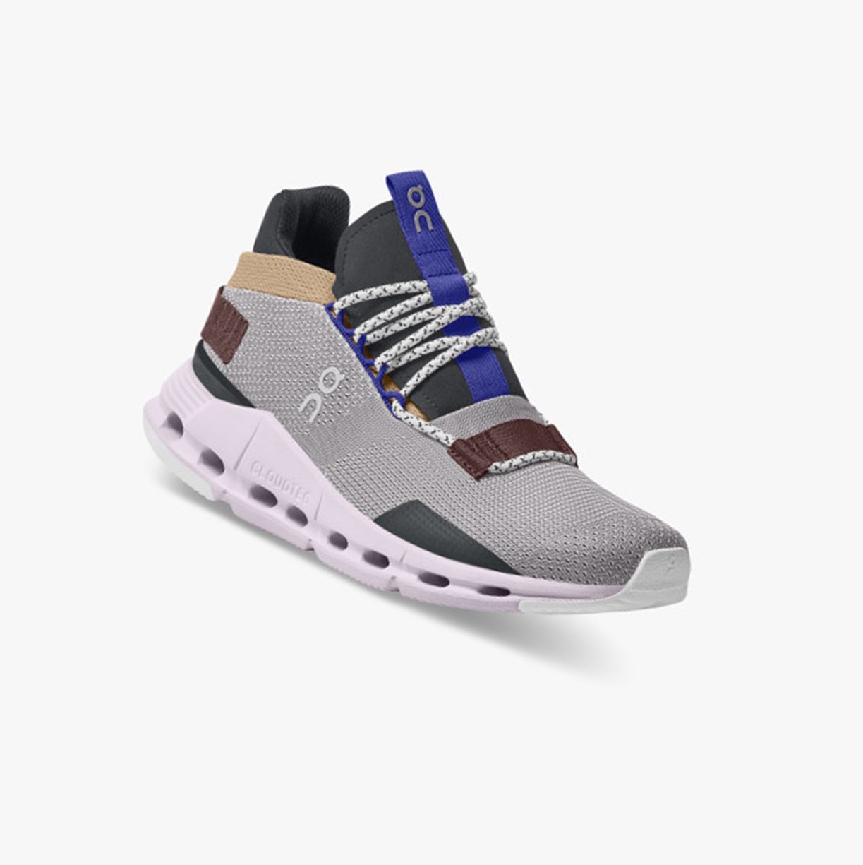 Tenis On Running Cloudnova Mujer Zinc/Lily | 0854692-BY