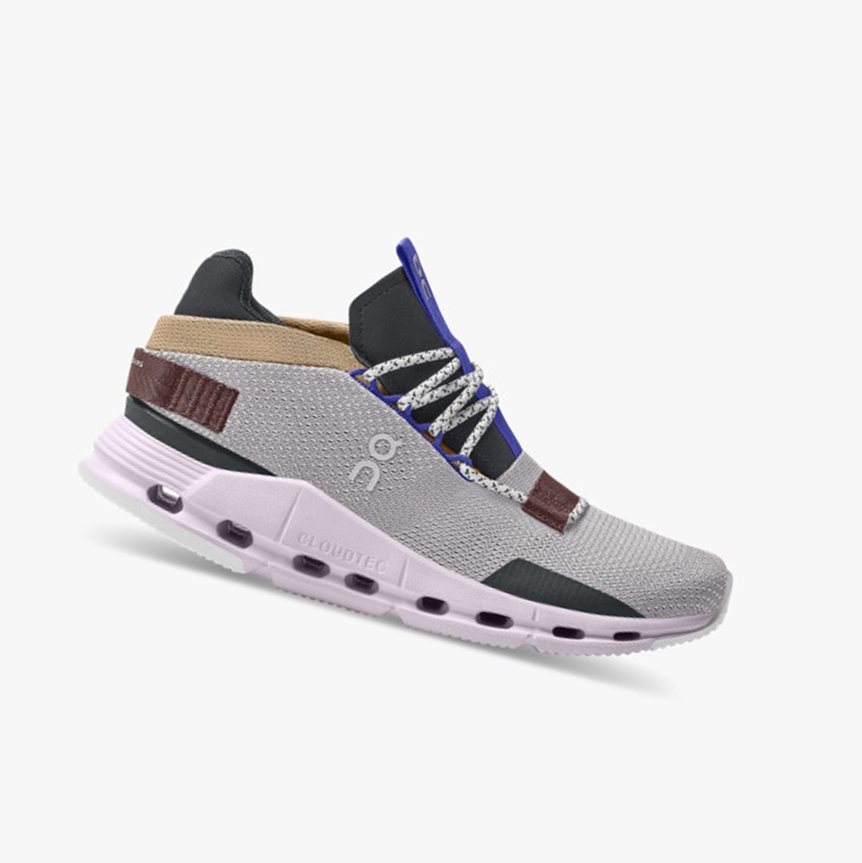 Tenis On Running Cloudnova Mujer Zinc/Lily | 0854692-BY
