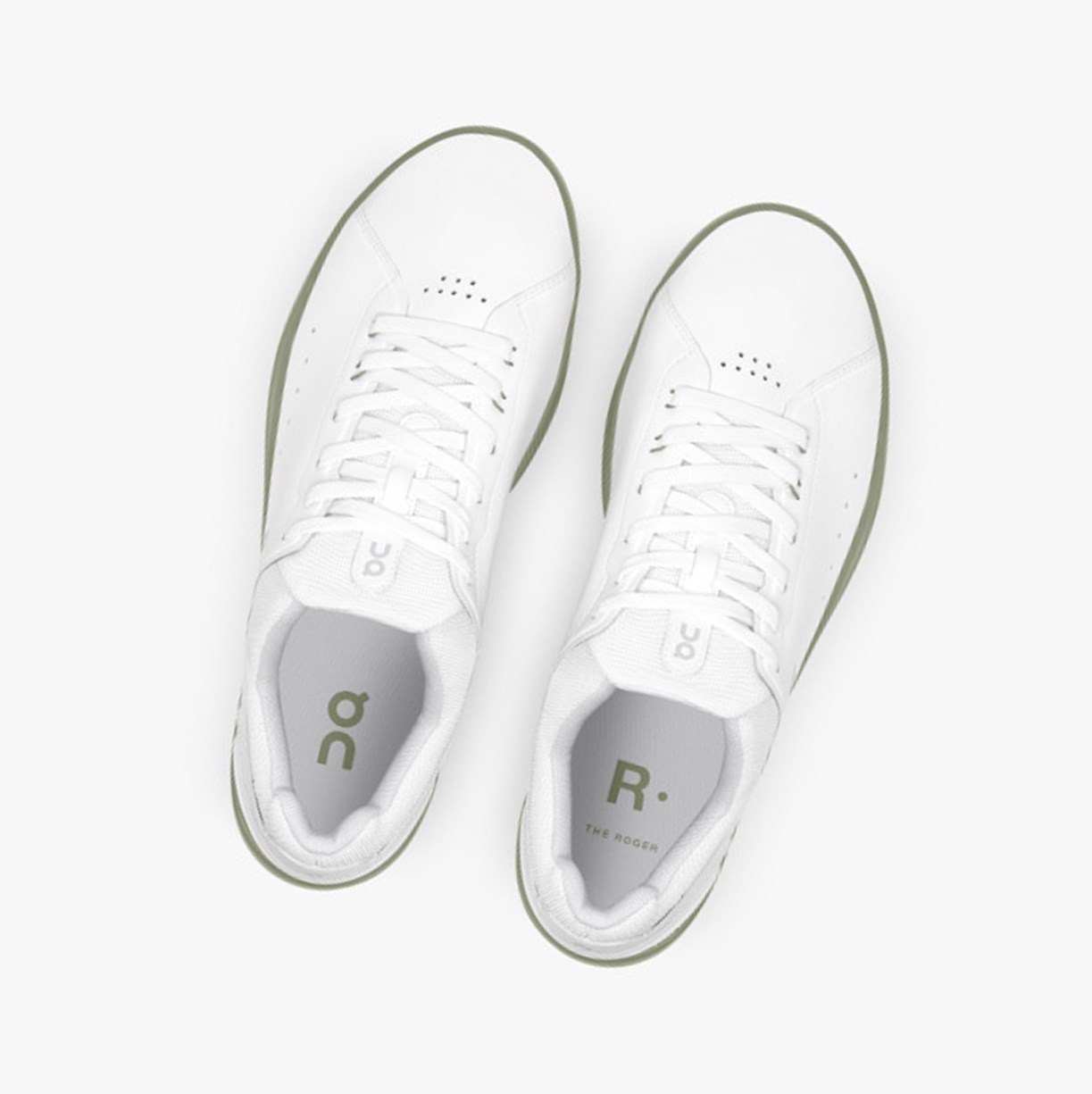 Tenis On Running THE ROGER Advantage Hombre White/Reseda | 3940761-EI