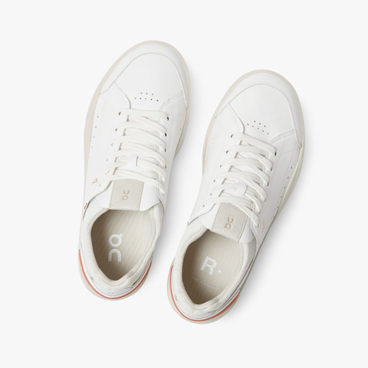 Tenis On Running THE ROGER Centre Court Mujer White/Sienna | 8324570-LA