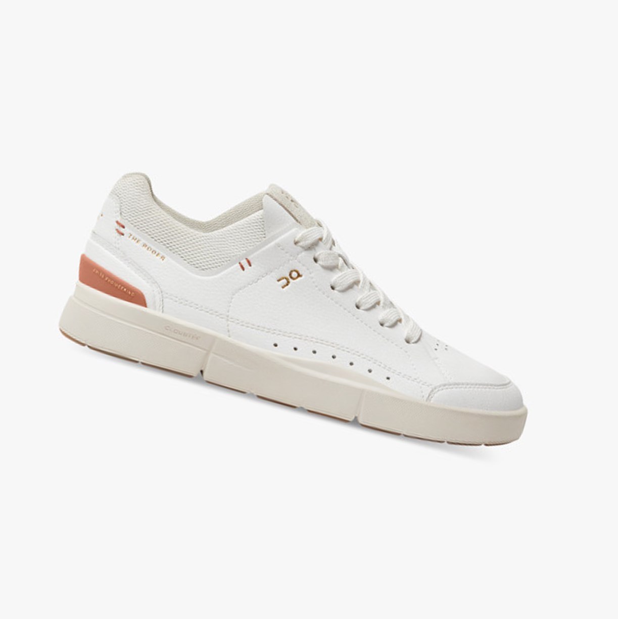 Tenis On Running THE ROGER Centre Court Mujer White/Sienna | 8324570-LA