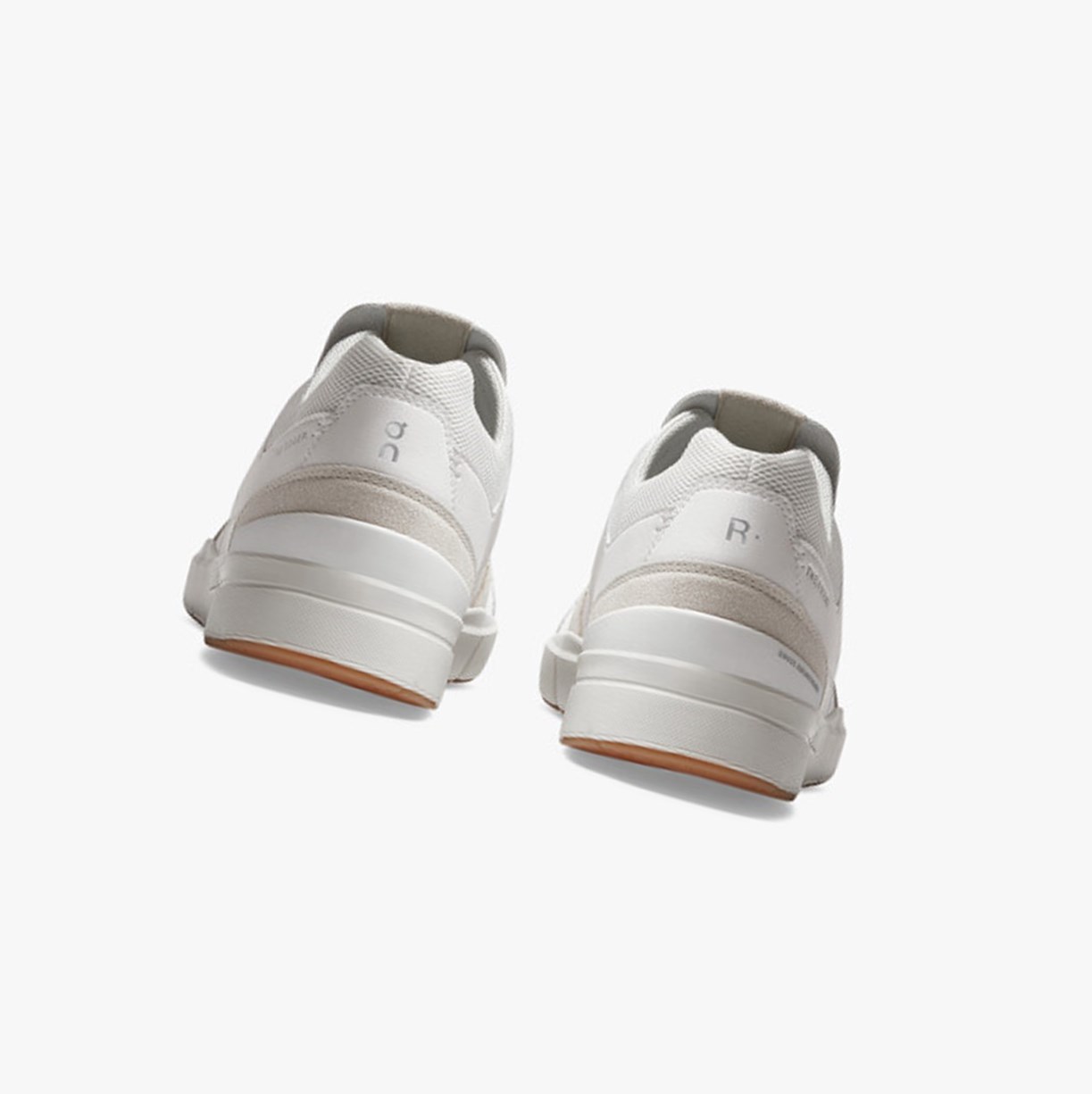 Tenis On Running THE ROGER Clubhouse Hombre White/Sand | 0851723-ZC