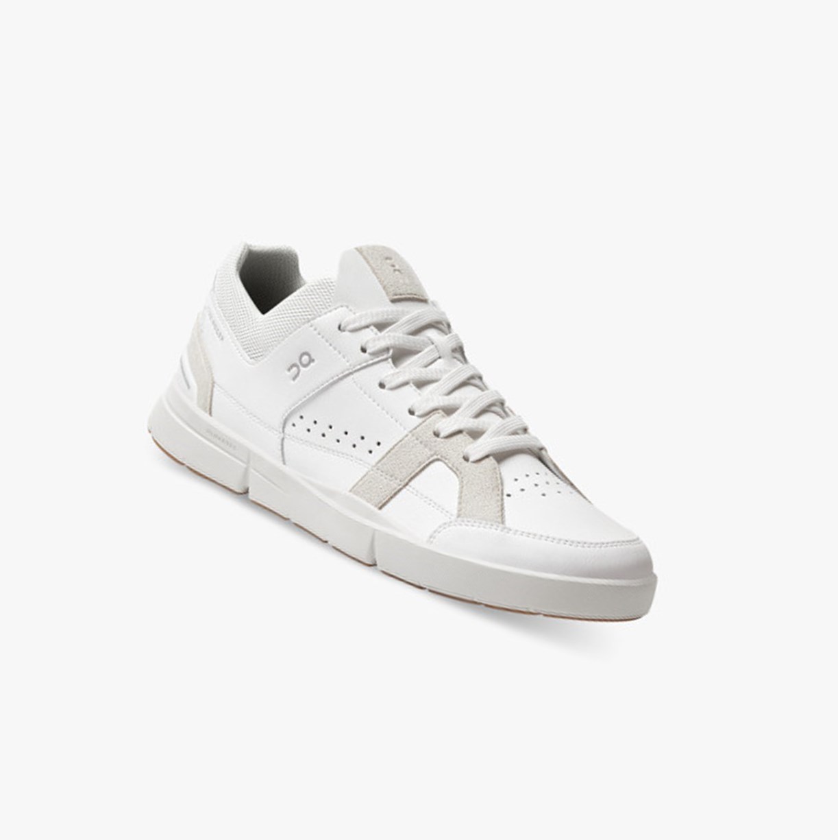 Tenis On Running THE ROGER Clubhouse Hombre White/Sand | 0851723-ZC