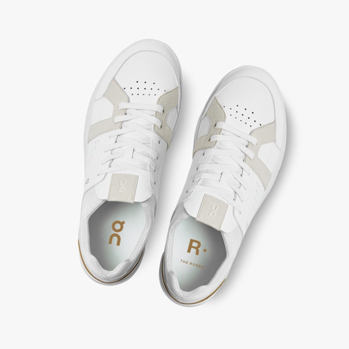 Tenis On Running THE ROGER Clubhouse Hombre White/Bronze | 3819452-RL