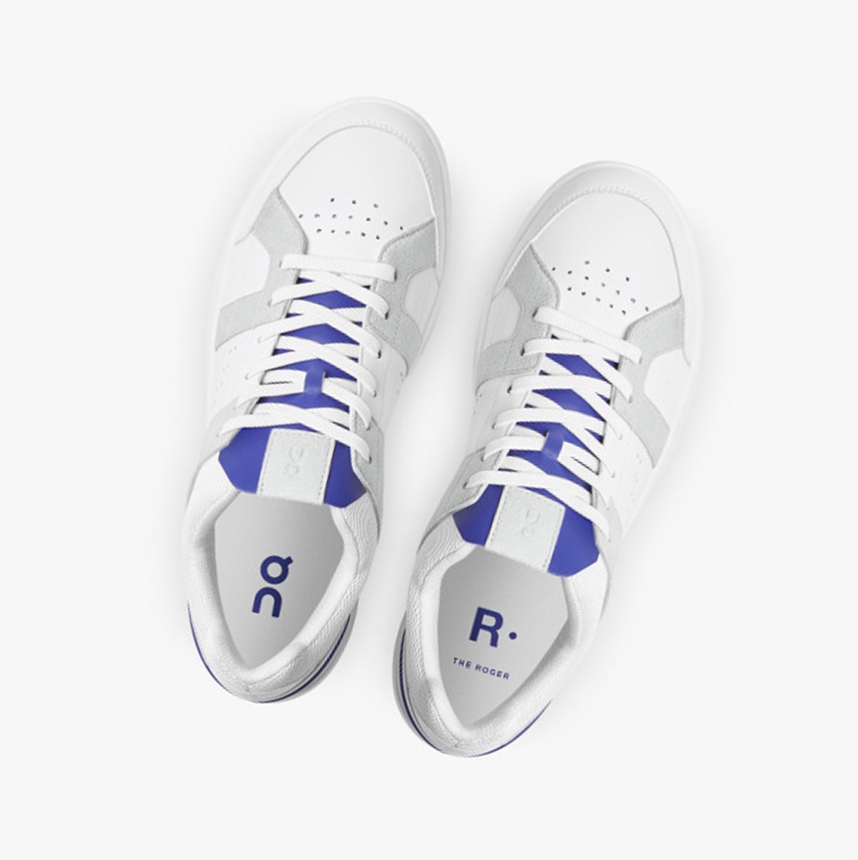 Tenis On Running THE ROGER Clubhouse Hombre White/Indigo | 5692487-SN