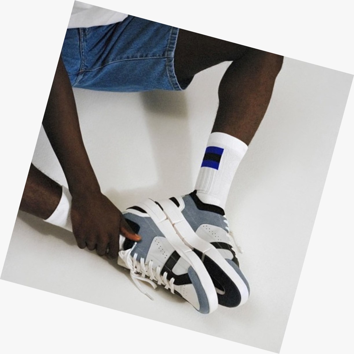 Tenis On Running THE ROGER Clubhouse Hombre Metal/Black | 5862439-VD