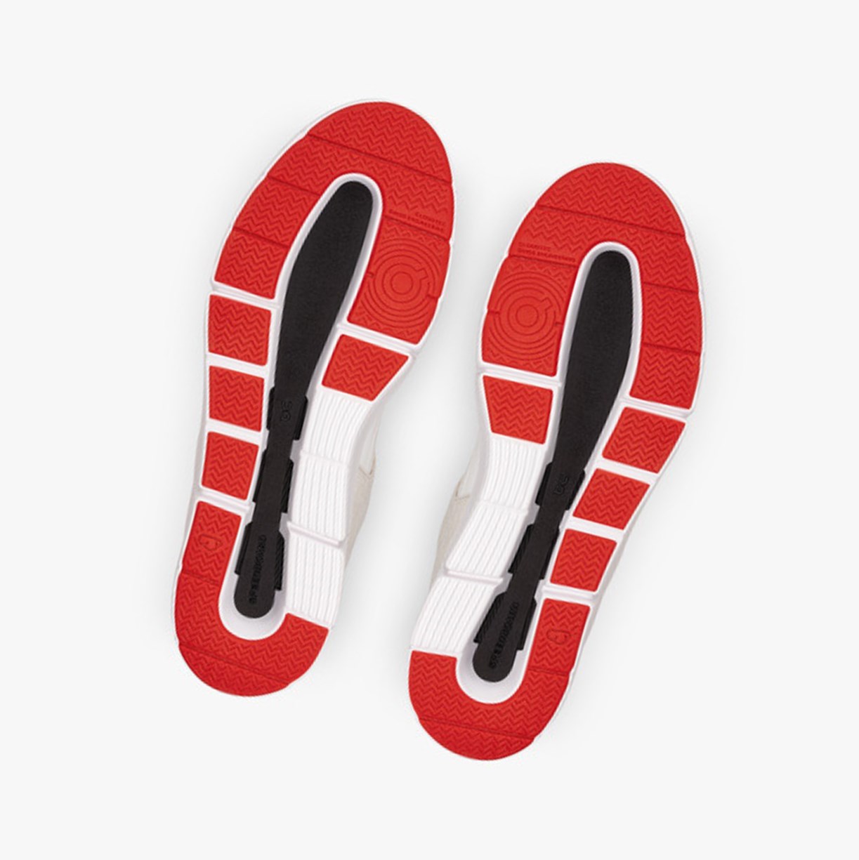 Tenis On Running THE ROGER Clubhouse Hombre White/Red | 8913764-BO