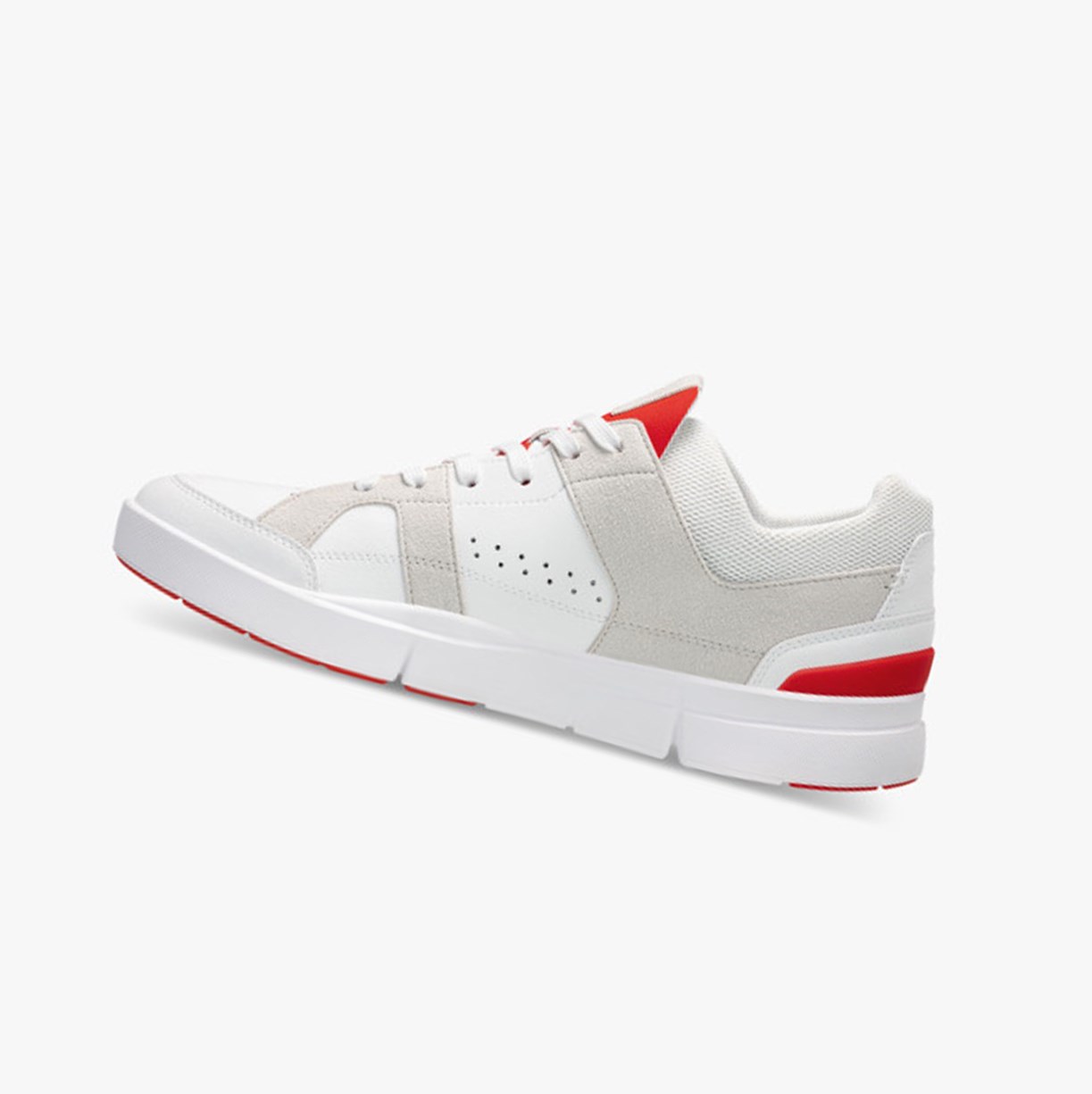 Tenis On Running THE ROGER Clubhouse Hombre White/Red | 8913764-BO