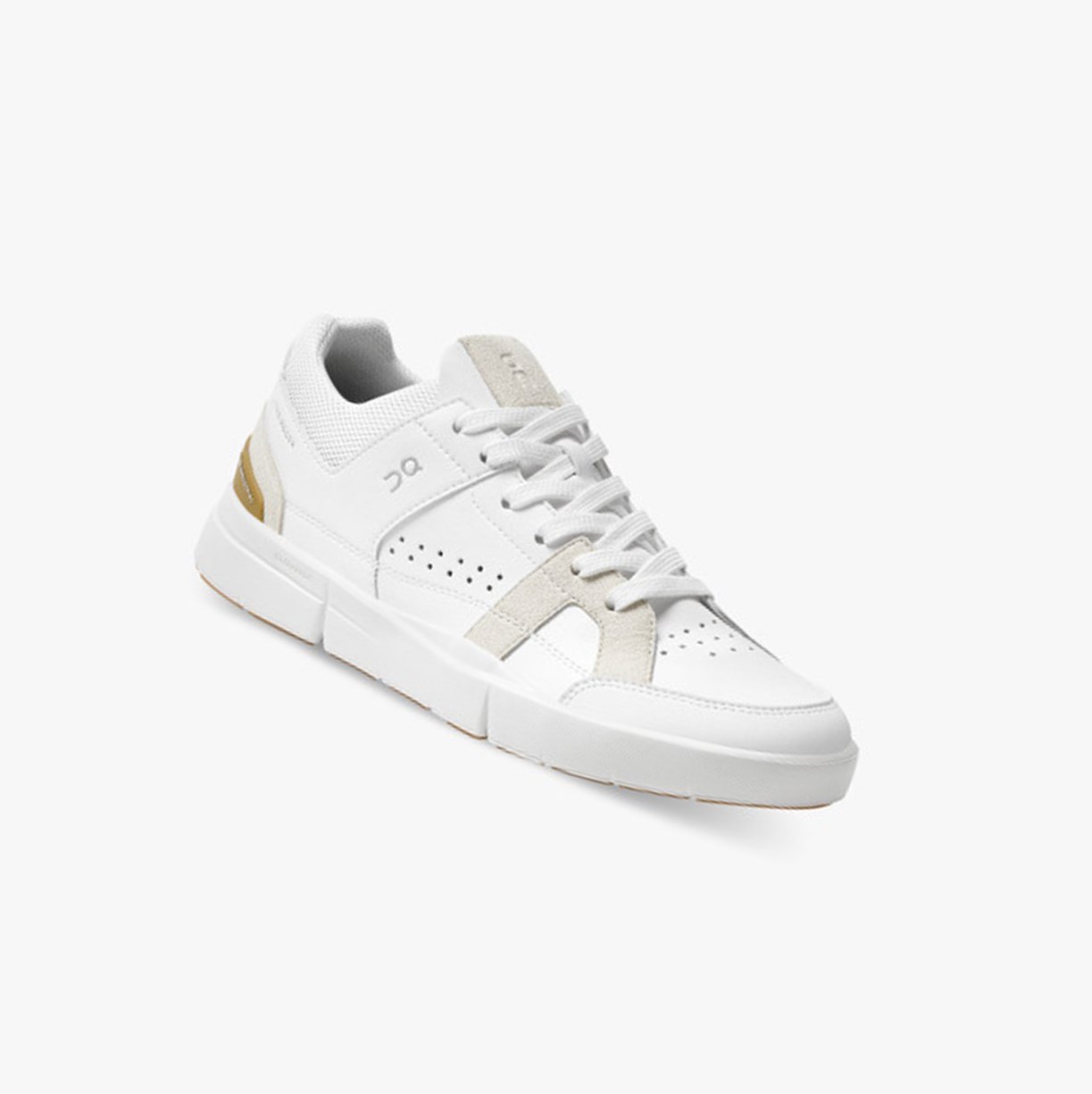 Tenis On Running THE ROGER Clubhouse Mujer White/Bronze | 2391574-JC
