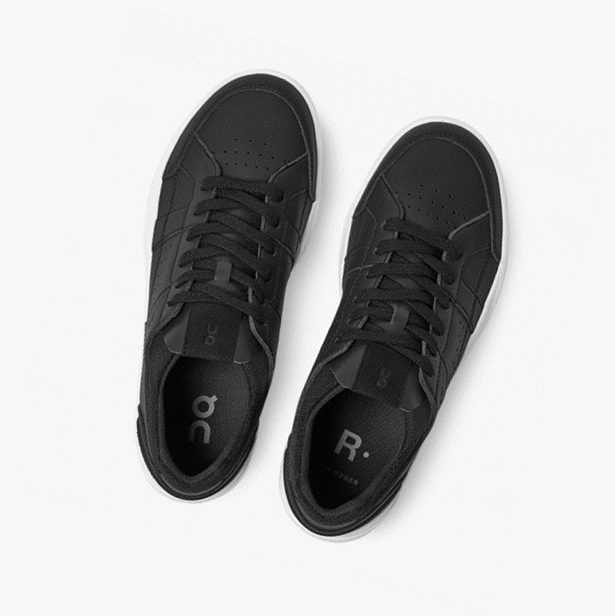 Tenis On Running THE ROGER Clubhouse Mujer Black/White | 3967215-BZ