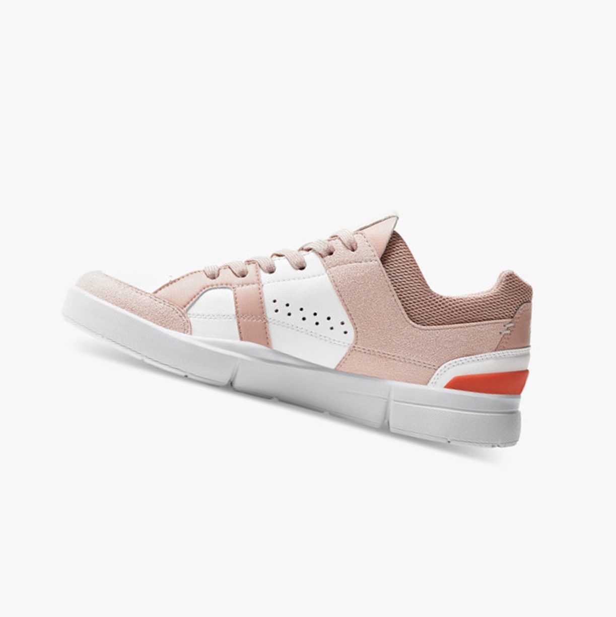 Tenis On Running THE ROGER Clubhouse Mujer Rose/White | 4895731-TA