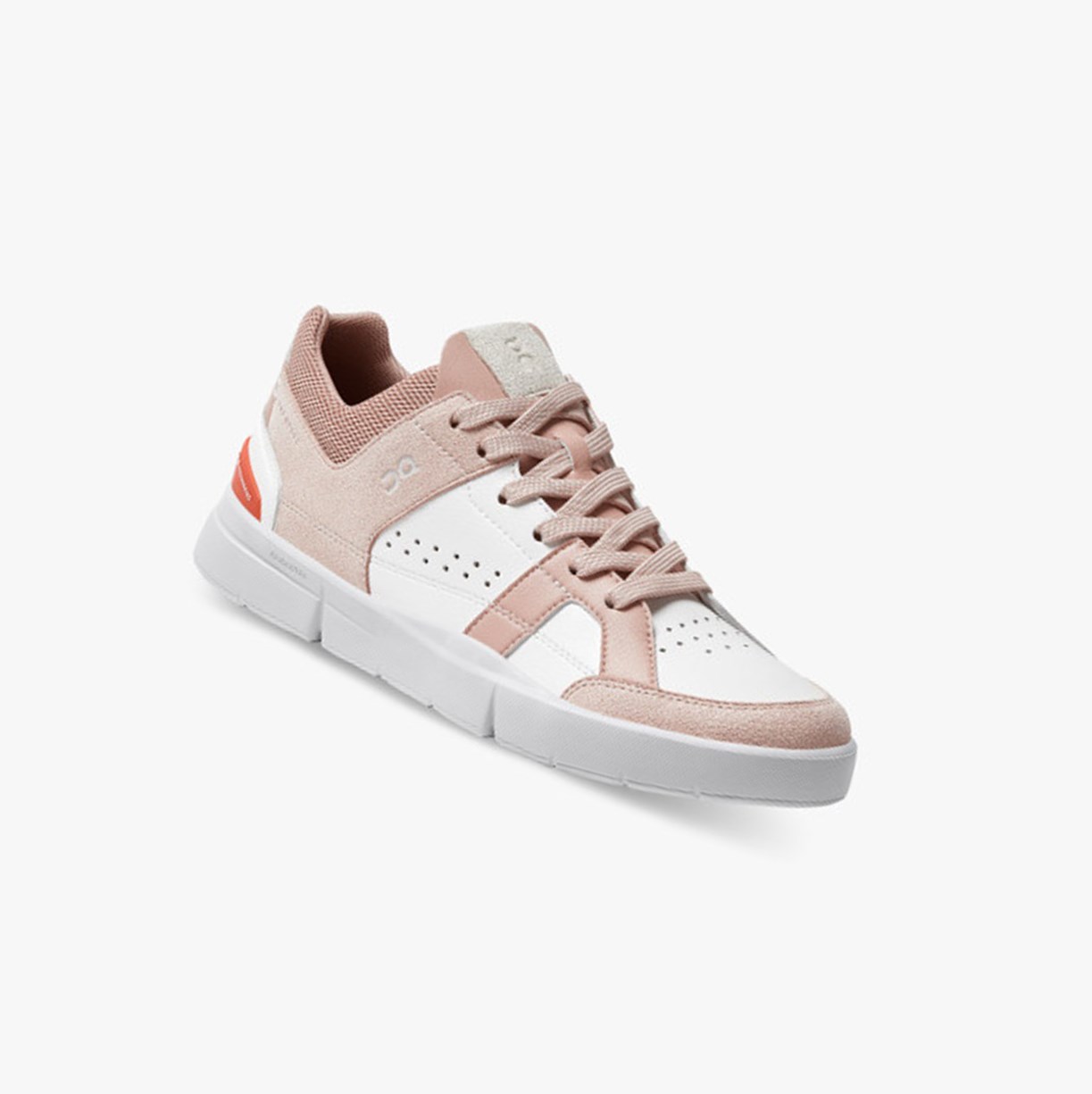 Tenis On Running THE ROGER Clubhouse Mujer Rose/White | 4895731-TA