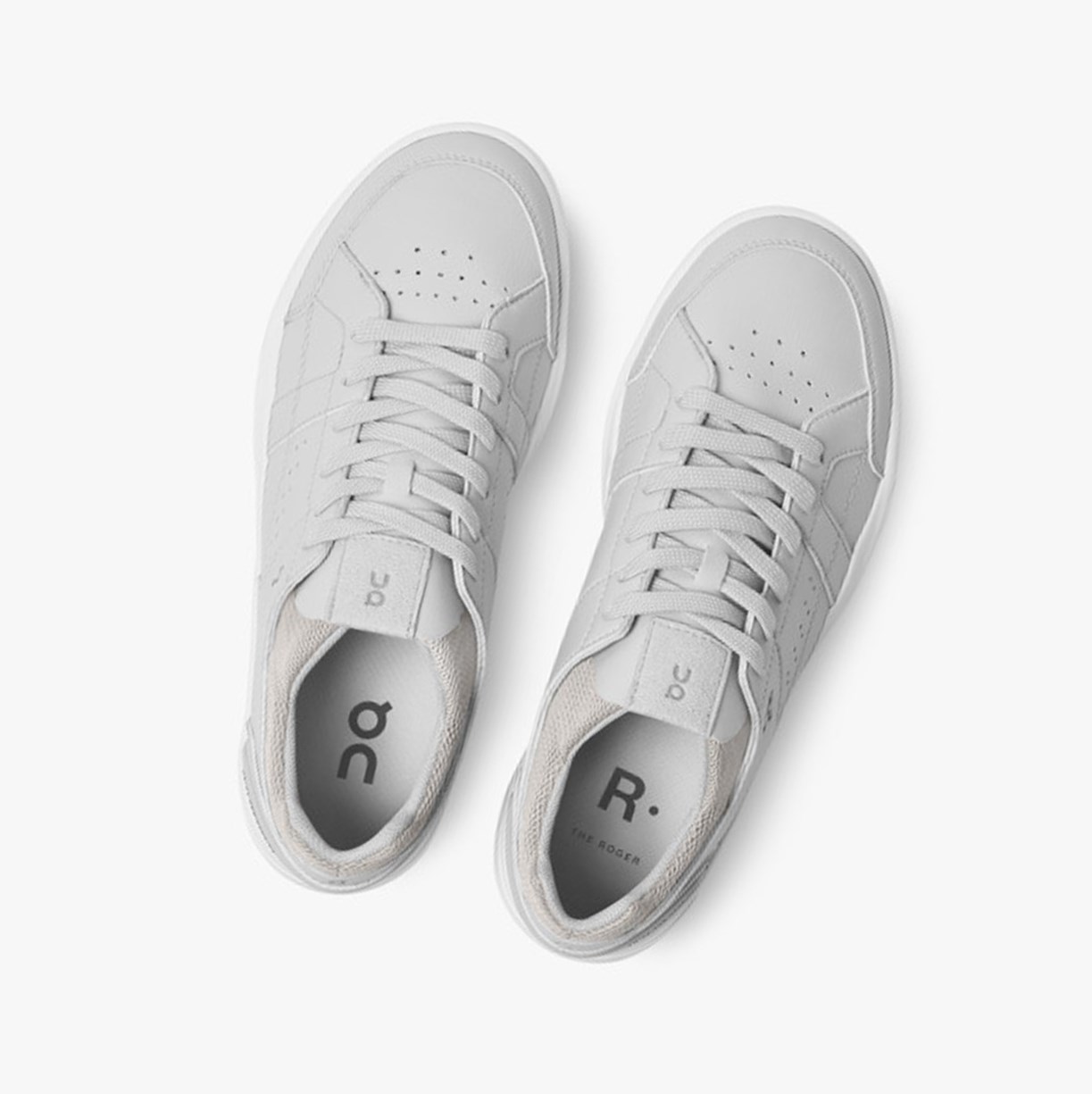 Tenis On Running THE ROGER Clubhouse Mujer Glacier/White | 8529164-WV