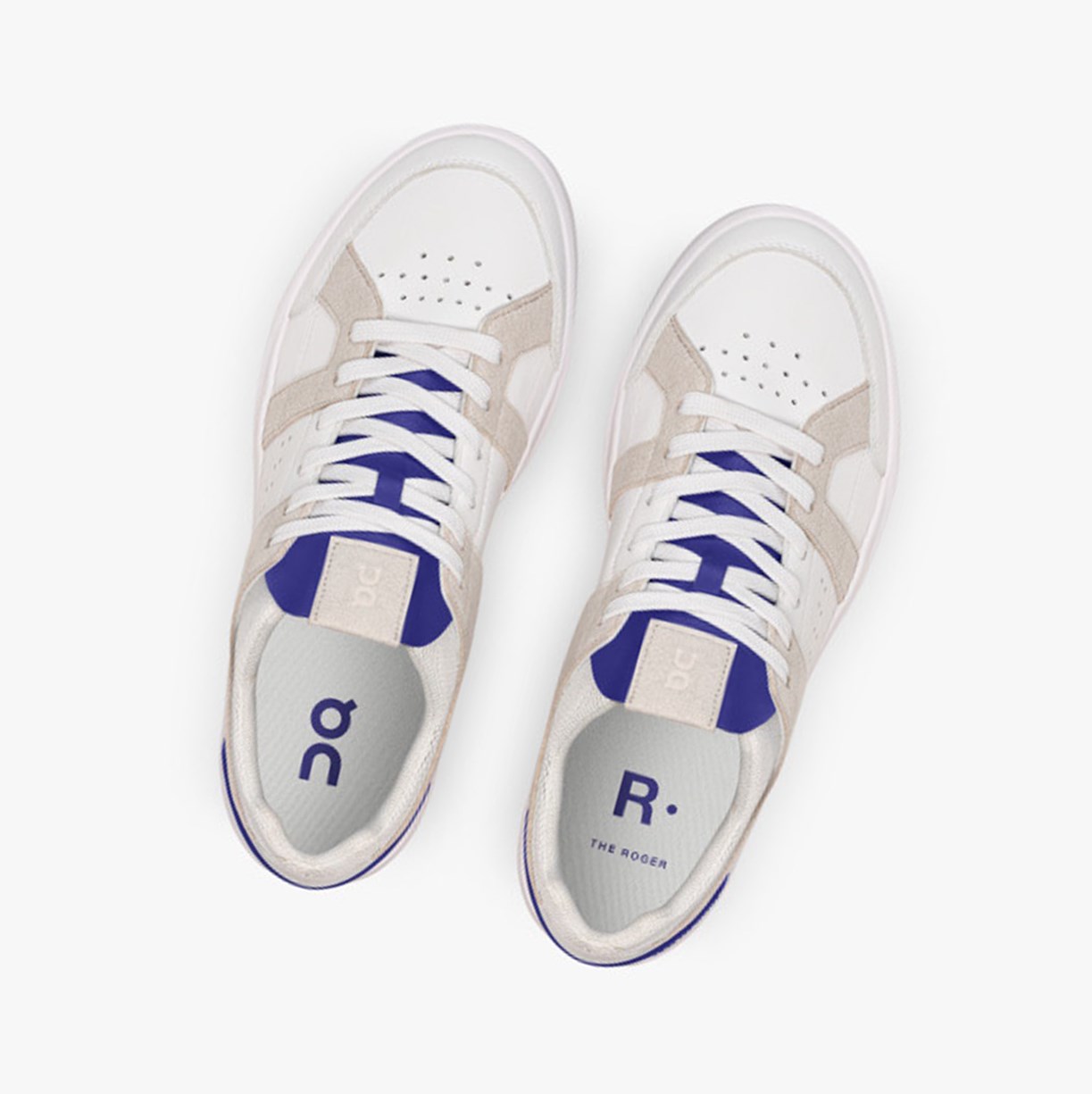 Tenis On Running THE ROGER Clubhouse Mujer White/Indigo | 8735961-TE