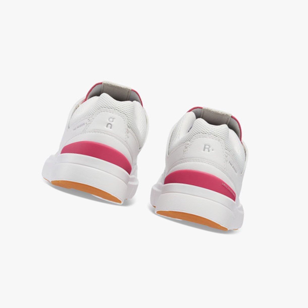 Tenis On Running THE ROGER Clubhouse Mujer White/Rosewood | 9358706-BO